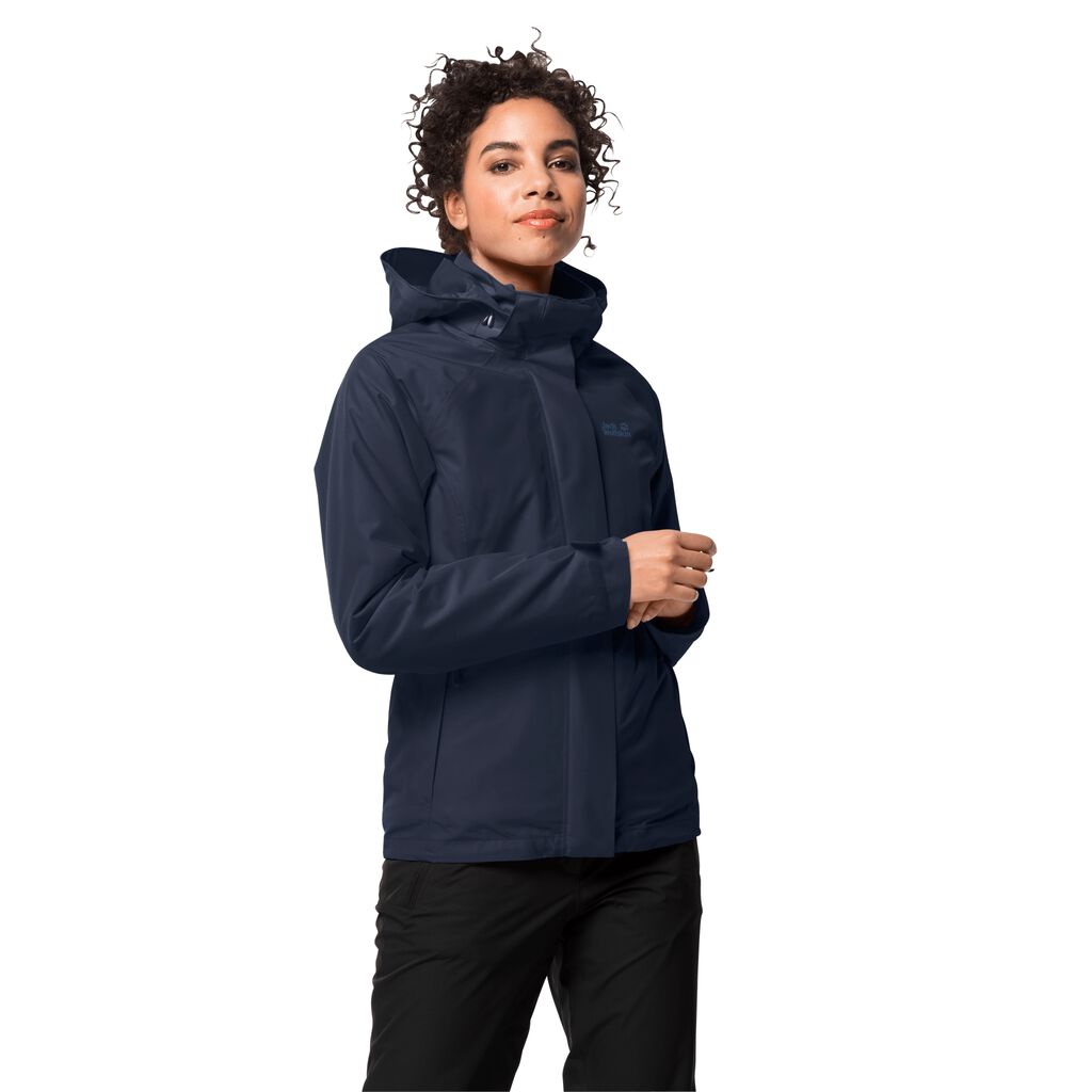 Jack Wolfskin ICELAND VOYAGE Vestes Femme Bleu - AZBNHFJ-85